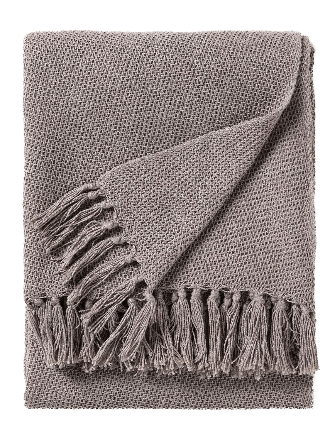 

Хлопковое одеяло benuta Nest, 125x150 см, серый