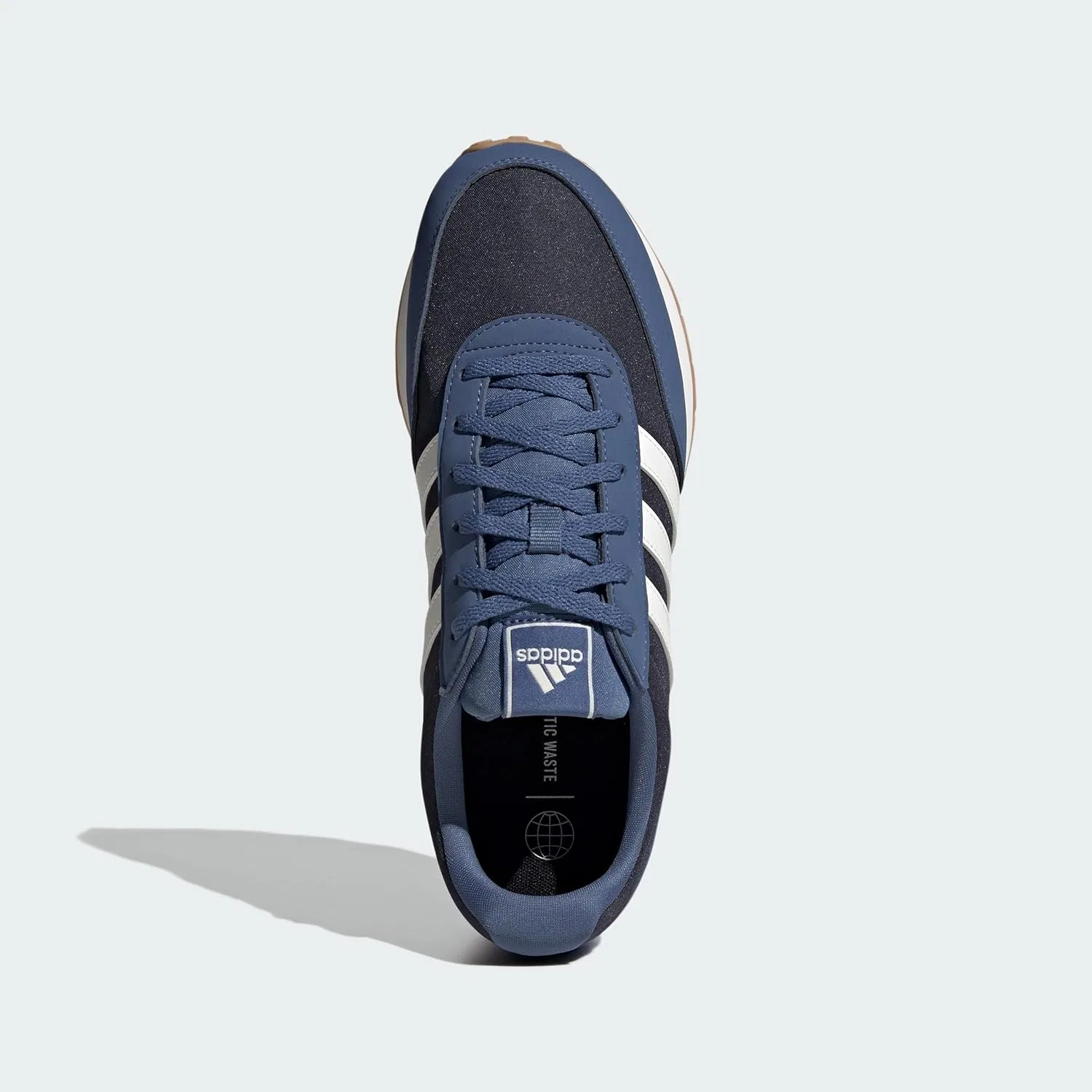 Мужские кроссовки Adidas Run 60s 3.0, низкие (не для футбола), Legend Ink Core White Crew Blue — фото 3