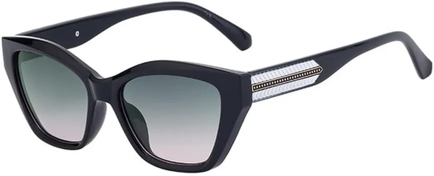 

Винтажные солнцезащитные очки «кошачий глаз» для женщин, ретро-очки с градиентным переходом цвета, модные женские очки «кошачий глаз», SUN1098 Generic, Black Green