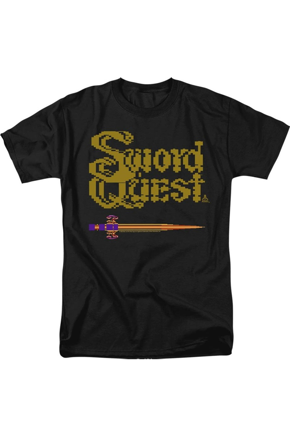 

Футболка Atari 8 Bit Sword с коротким рукавом для взрослых Gildan, черный