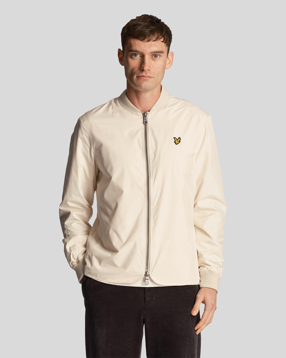 

Куртка-Бомбер из в Lyle & Scott, серый