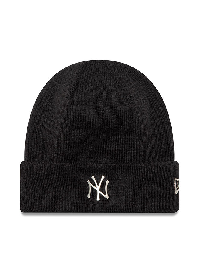 

Зимняя шапка New Era Metallic Cuff Beani, черный