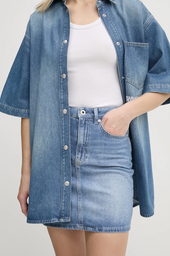 

Джинсовая юбка Karl Lagerfeld Jeans, синий
