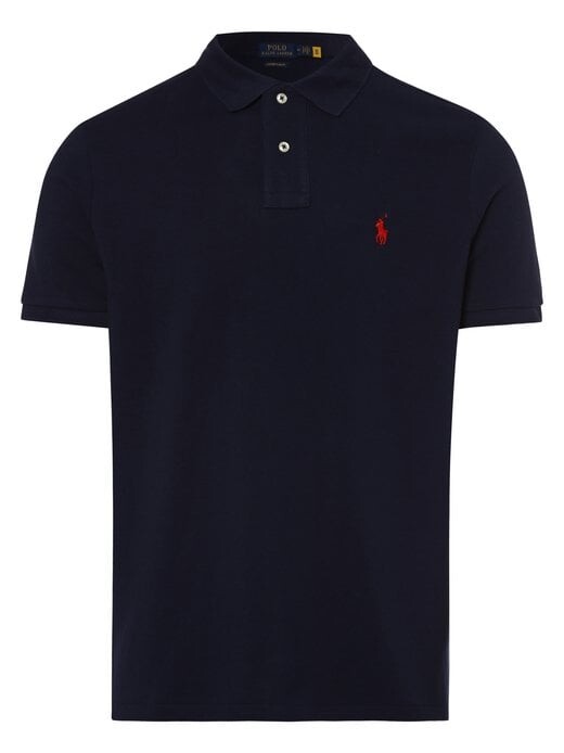

Рубашка поло узкого кроя по индивидуальному заказу Polo Ralph Lauren, синий