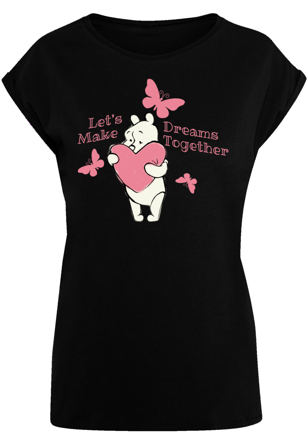 

Футболка F4NT4STIC Disney Winnie Puuh Let's Make Dreams, черный