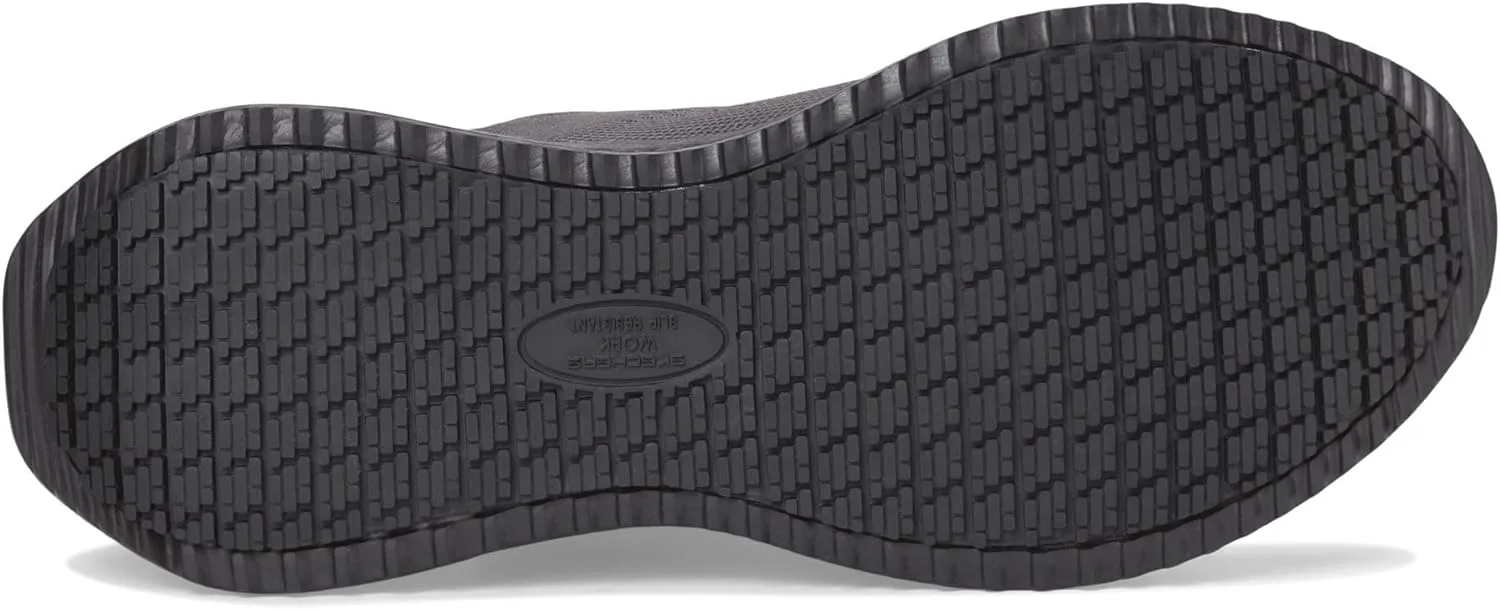 Skechers Мужские рабочие слипоны: Tilido - Troxin ESD Composite Toe Bungee Slip-on Work Shoes for MenSicherheitsschuh, темно-серый — фото 3