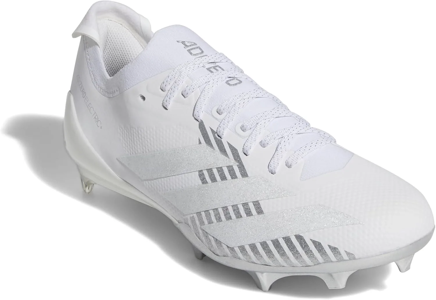 Мужские футбольные бутсы Adidas Adizero Electric+, белый/металлик — фото 3