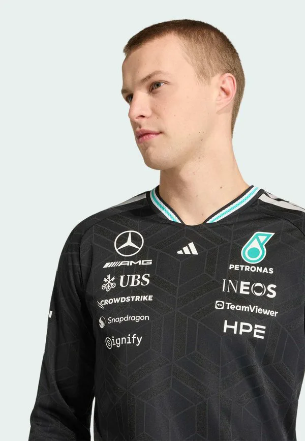 Футболка с длинными рукавами amg petronas formula one team Adidas Performance, Black — фото 4