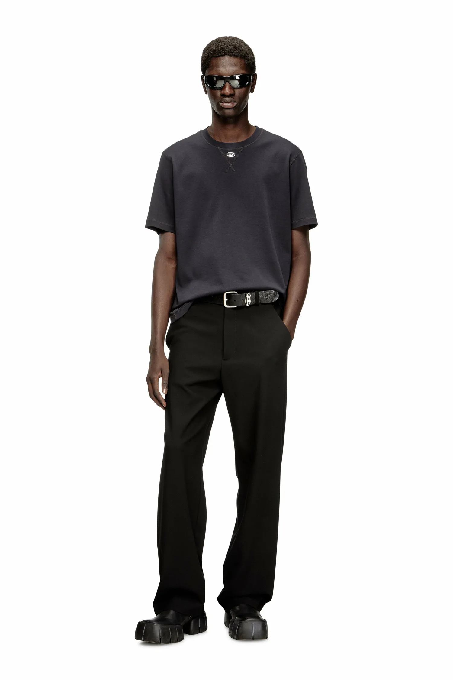 Мужская футболка T-MADJUST-TR Diesel, black — фото 2
