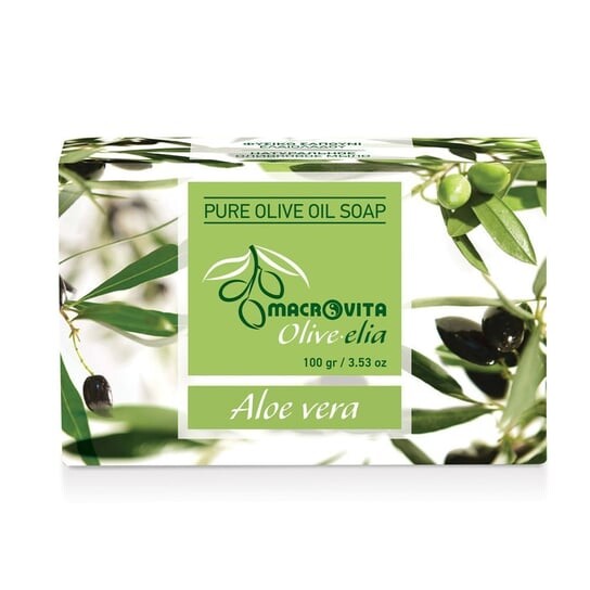 

Мыло на основе оливкового масла АЛОЭ 100г MACROVITA OLIVE-ELIA
