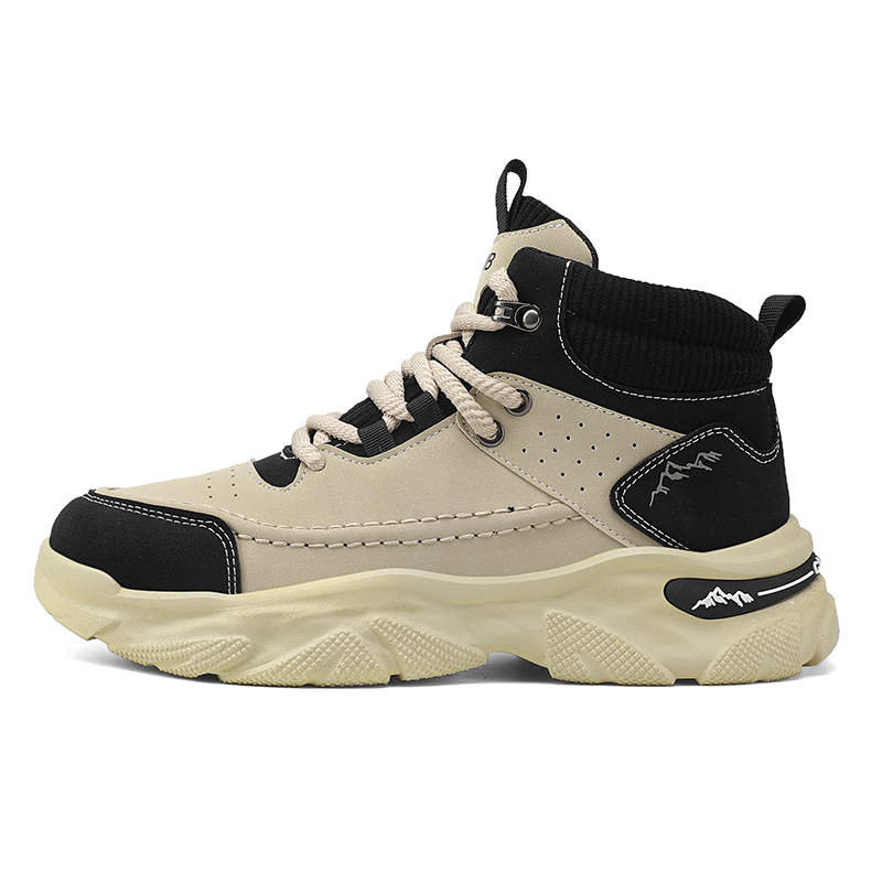 

GAISIMA Мужские ботинки Martin Beige Black Khaki в цвете бежевый черный, цвет Beige Black