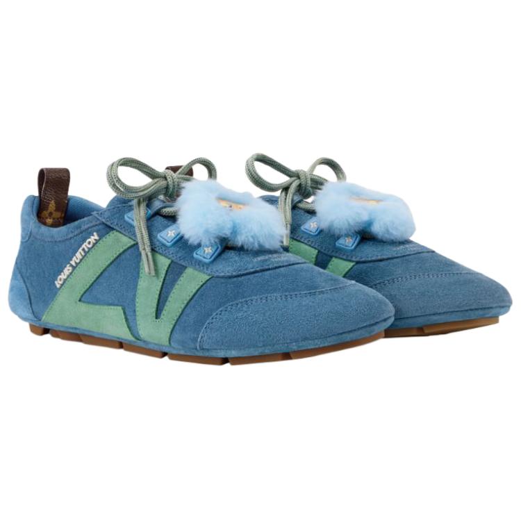 LOUIS VUITTON Кроссовки Sneakerina низкие повседневные женские blue — фото 4