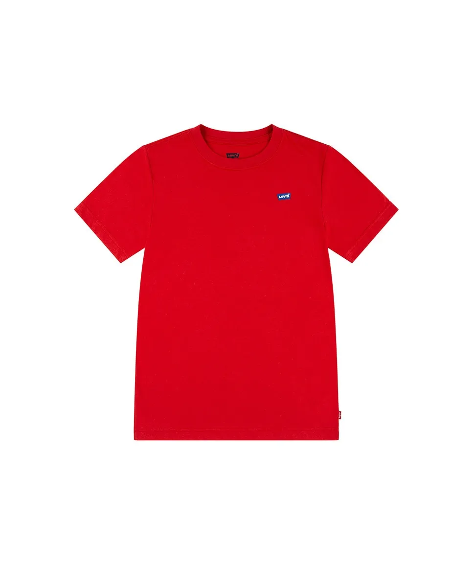 

Футболка Levi's Batwing для мальчиков с маленьким логотипом, красный