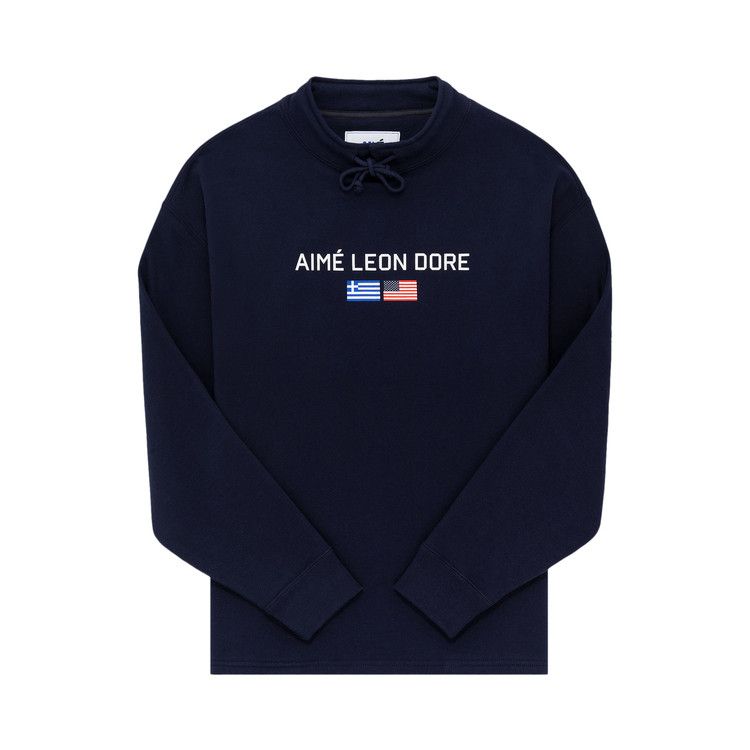 

Топ Aimé Leon Dore 38-GS Offshore Popover, Maritime Blue