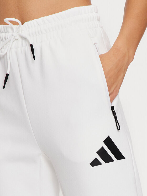 Спортивные брюки стандартного кроя Adidas, белый — фото 4