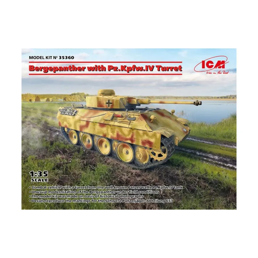 

Бергепантера с башней Pz.Kpfw.IV, Military Models 1/35 Scale (ICM)