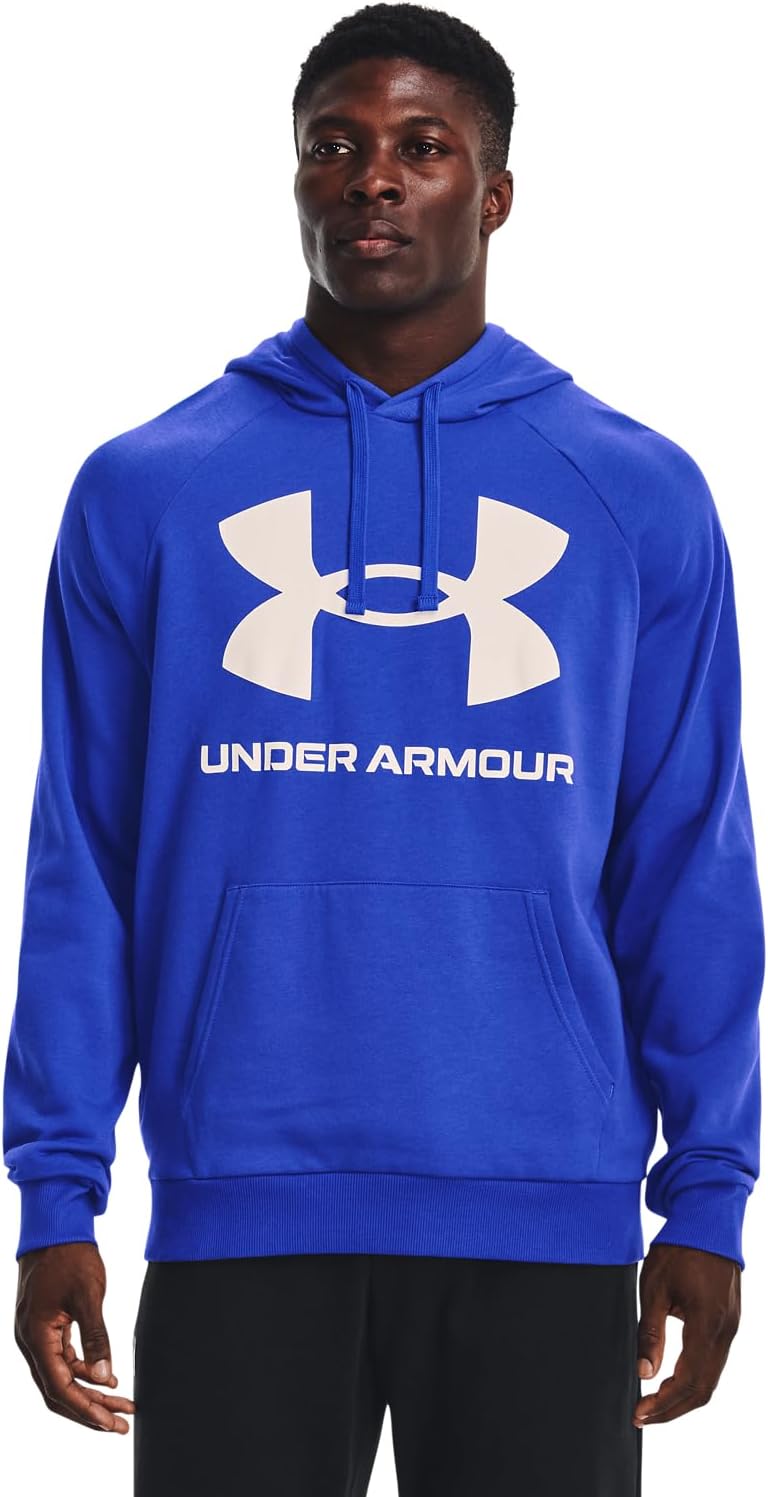 

Толстовка Under Armour Men's Rival Fleece Big Logo, (486) Versa Blue/Onyx White