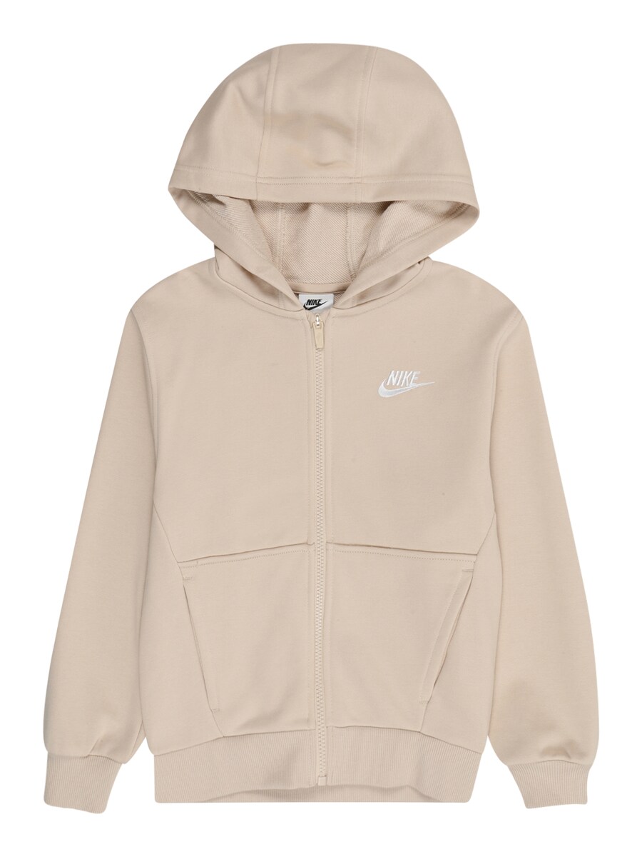 

Толстовка с капюшоном на молнии Nike Sportswear CLUB, экрю