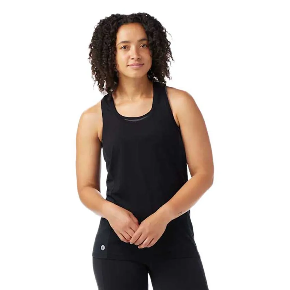 

Футболка без рукавов Smartwool Active Mesh Racerback, черный