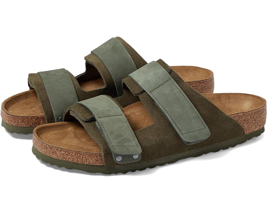 

Сандалии Birkenstock Uji - Nubuck/Suede, цвет Thyme