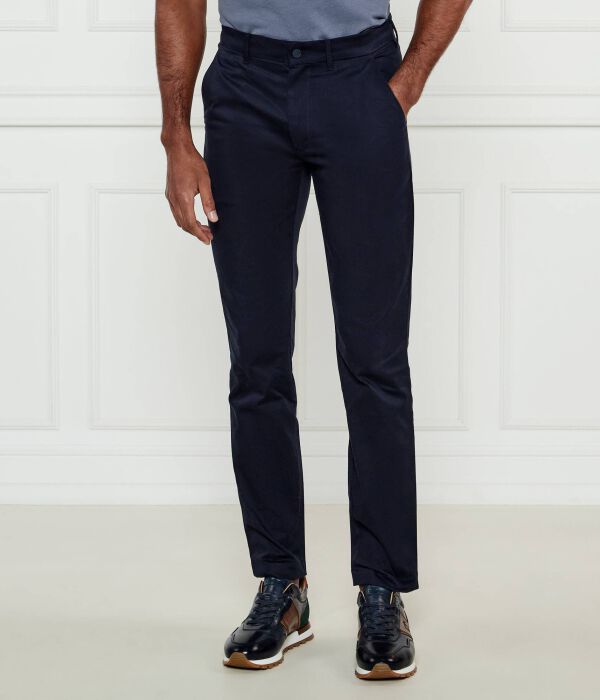 

Брюки-чиносы атласные Calvin Klein Slim Fit, синий