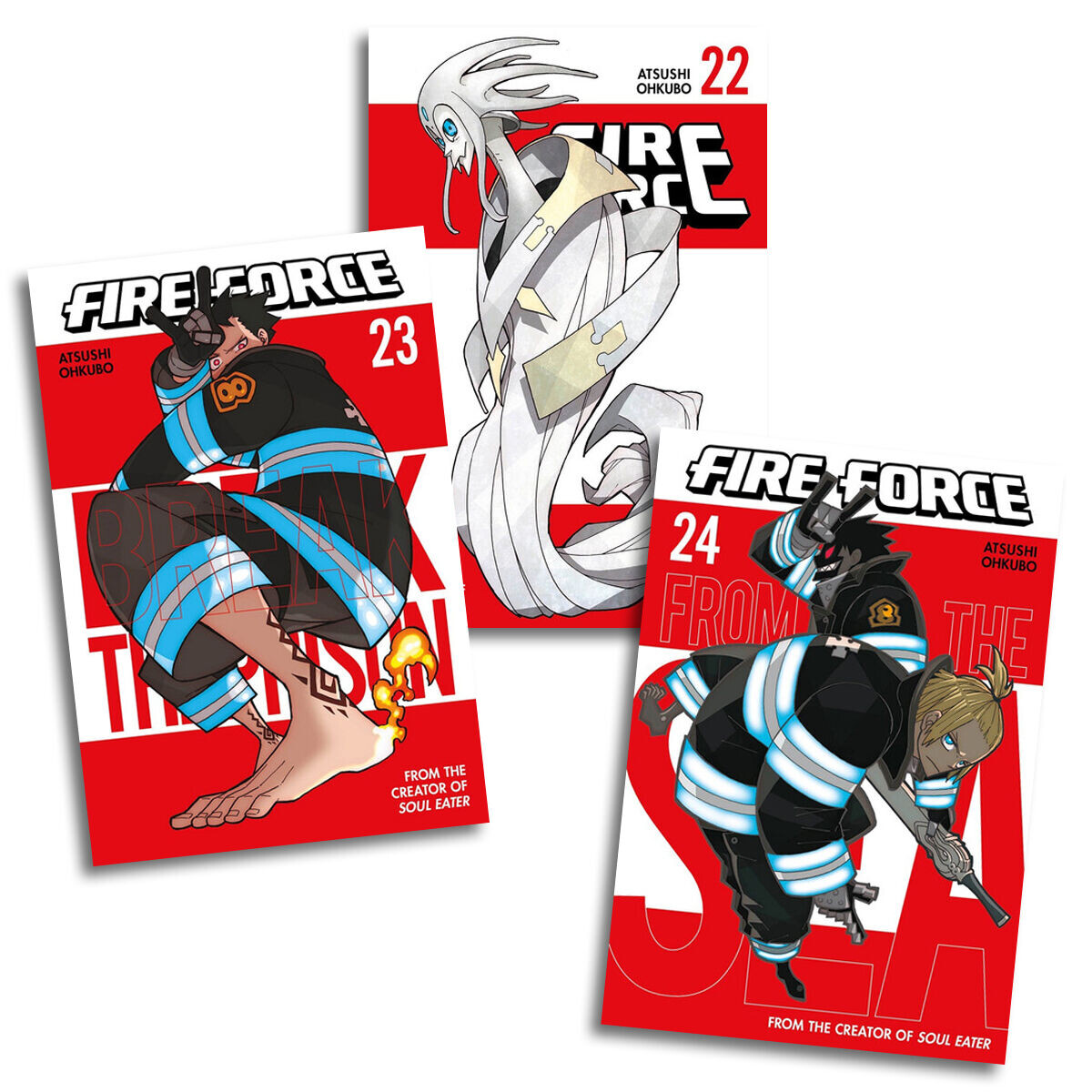 

Манга Fire Force Manga (22-24) Bundle