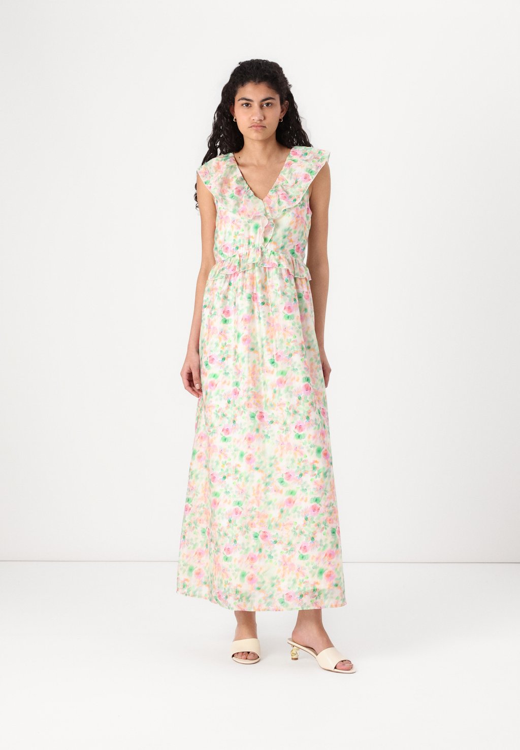 

Повседневное платье VMOSANA TELMAA NKLE DRESS Vero Moda, оранжевый