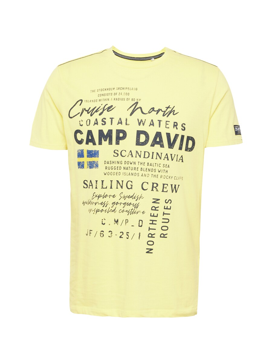 

Классическая футболка CAMP DAVID Shirt Cruise North, желтый
