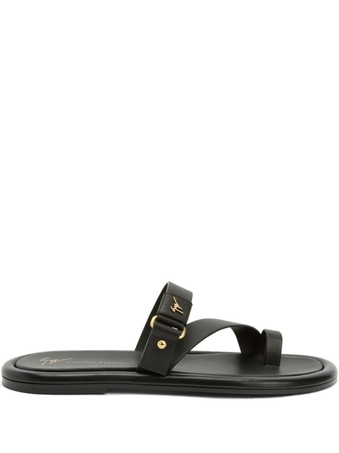 

Giuseppe Zanotti сандалии с логотипом, черный