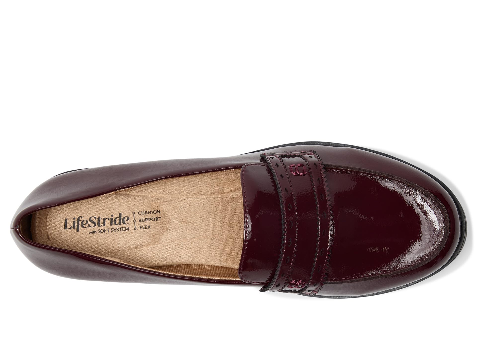 Лоферы LifeStride London Loafer/Moc Shoes, цвет California Wine — фото 2