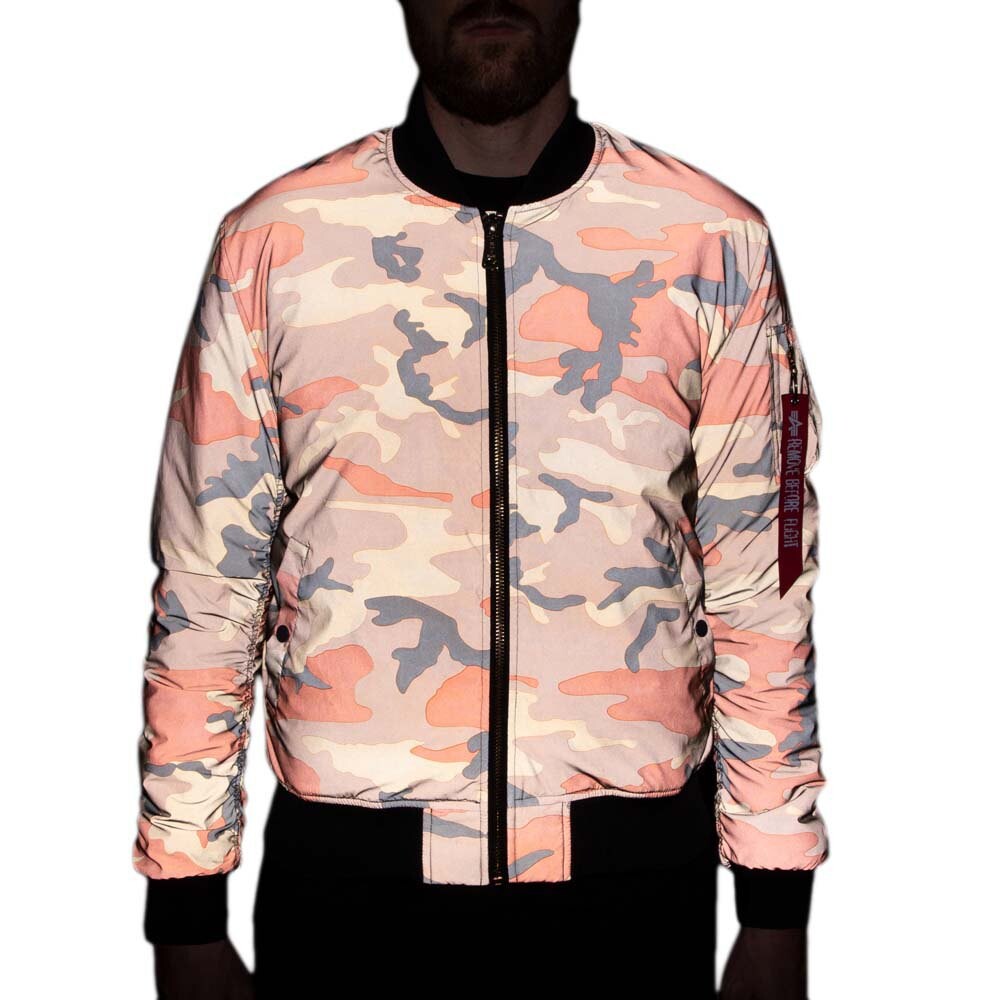 

Куртка Alpha Industries MA-1 VF 59 Reflective Camo, оранжевый