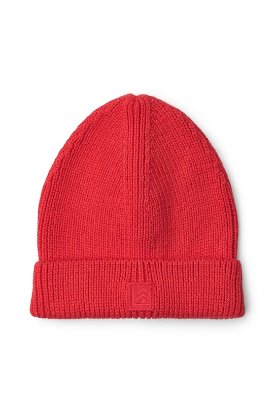 

Детская хлопковая шапочка Ezra Beanie Liewood, красный