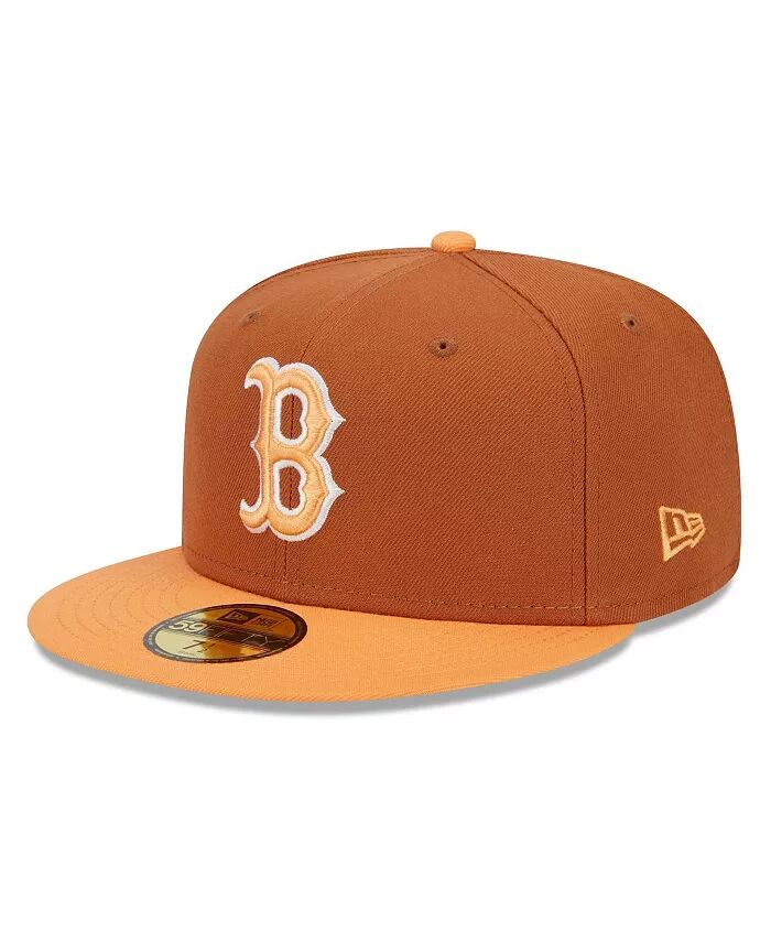 

Мужская коричнево-оранжевая бейсболка Boston Red Sox Spring Color Basic Two-Tone 59FIFTY Fitted Hat New Era