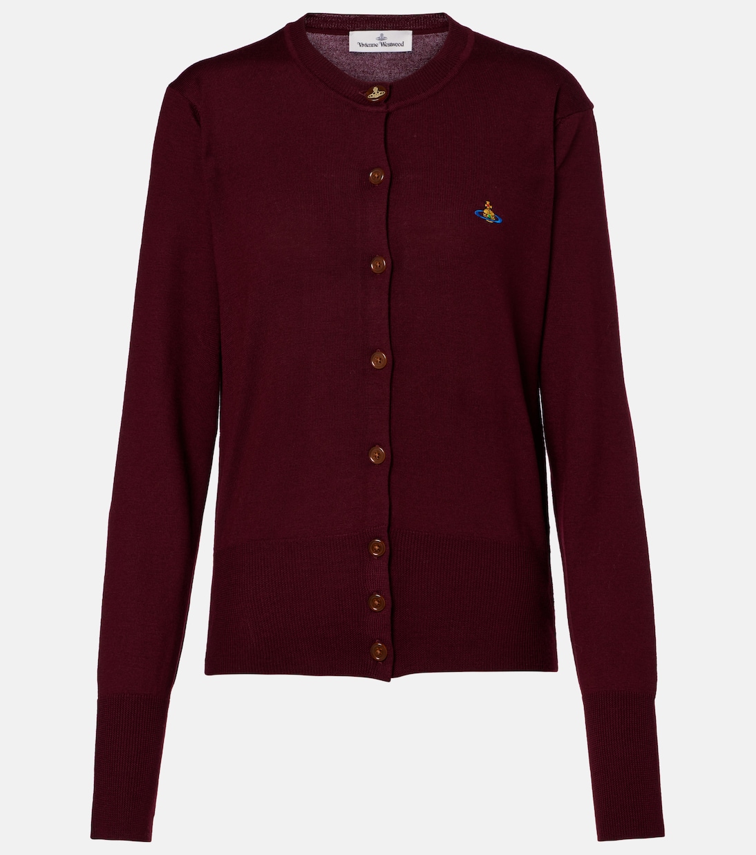 

Кардиган Bea Orb из натуральной шерсти Vivienne Westwood, Brick