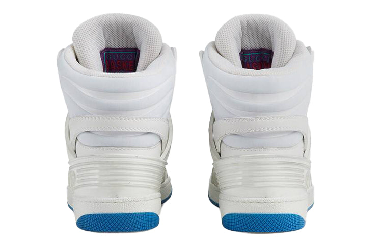 Кроссовки (WMNS) Gucci Basket Retro High'White Blue' — фото 4