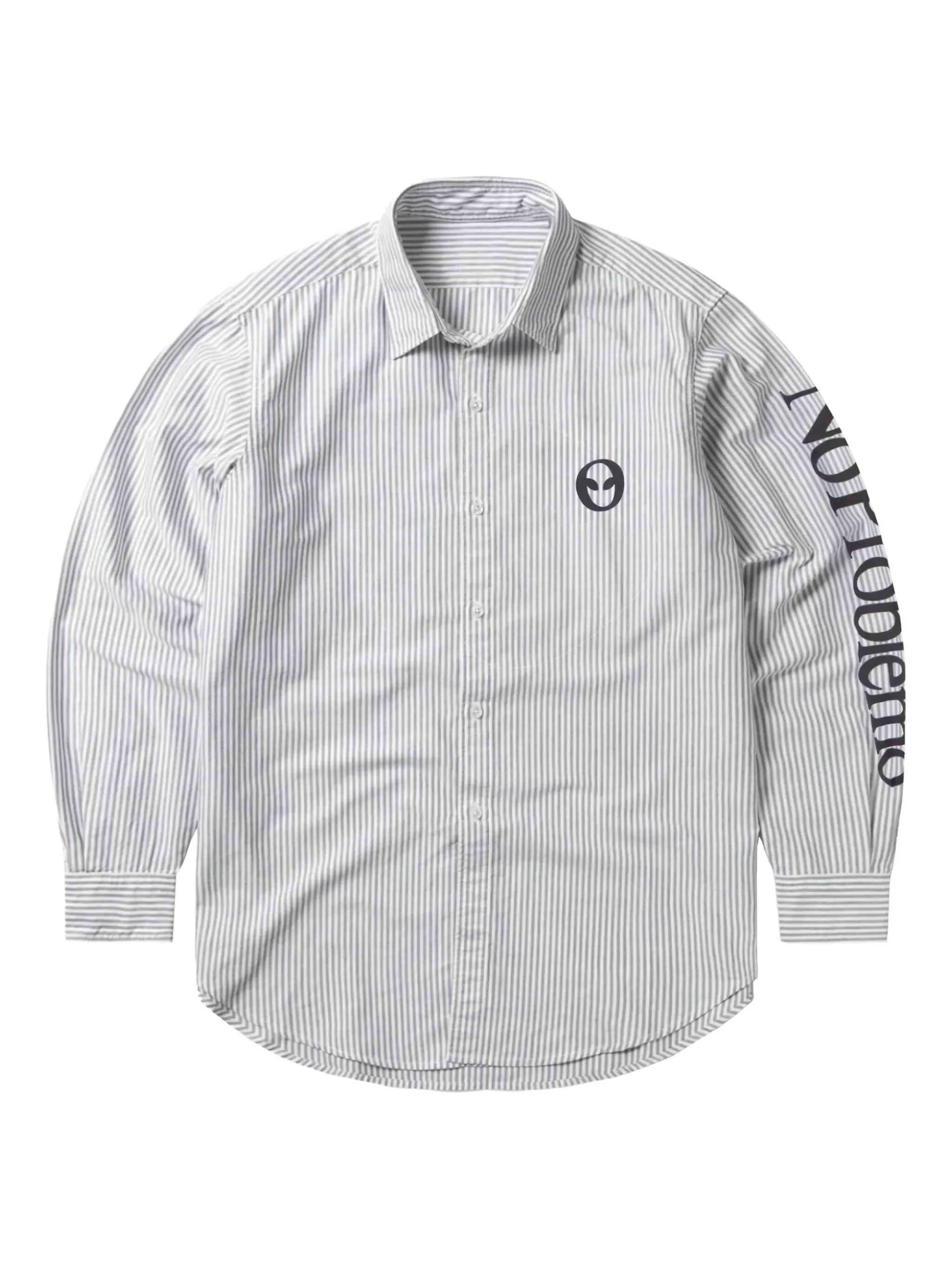 

Рубашка No Problemo в полоску Aries, серый