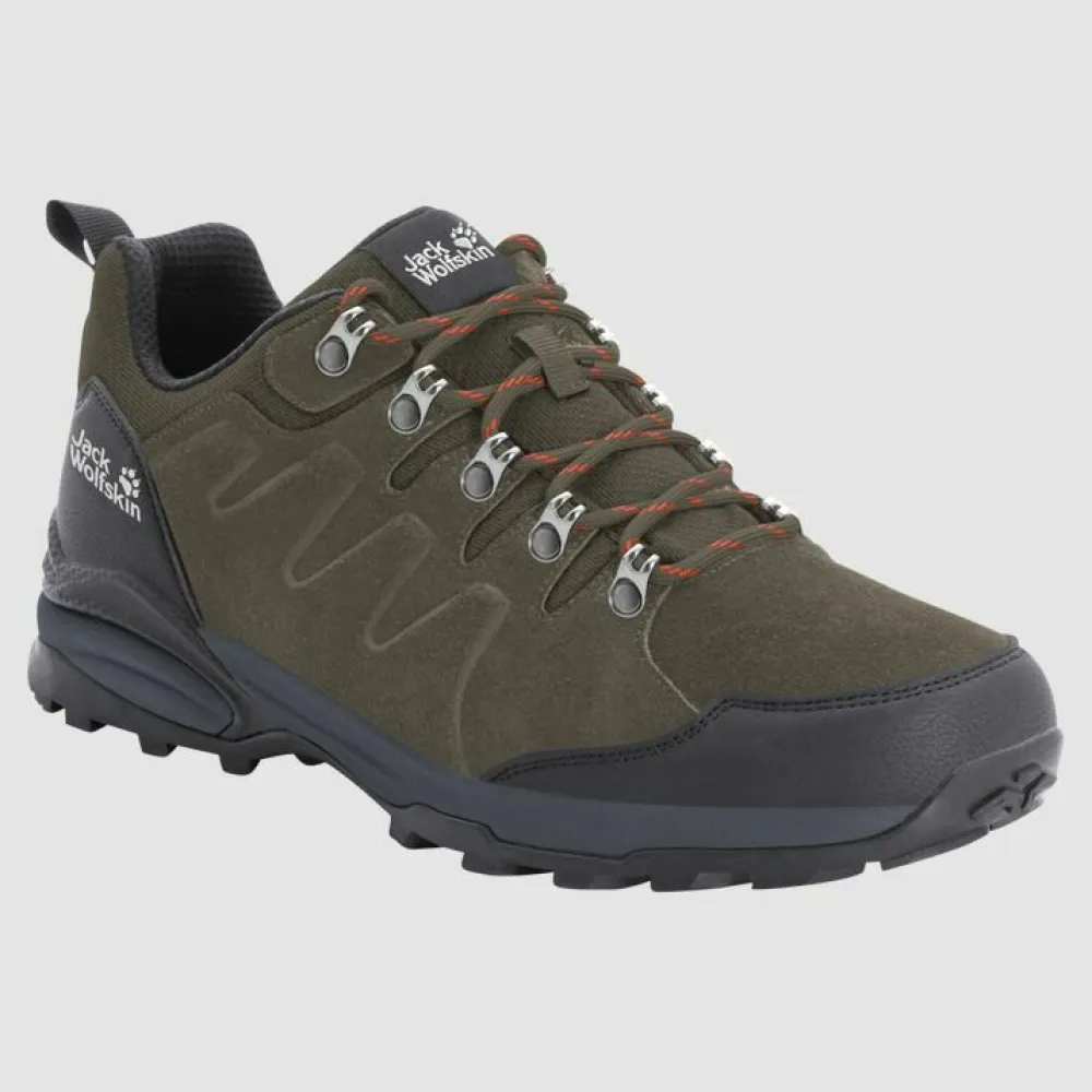 

Походная обувь Jack Wolfskin Refugio Texapore Low, зеленый