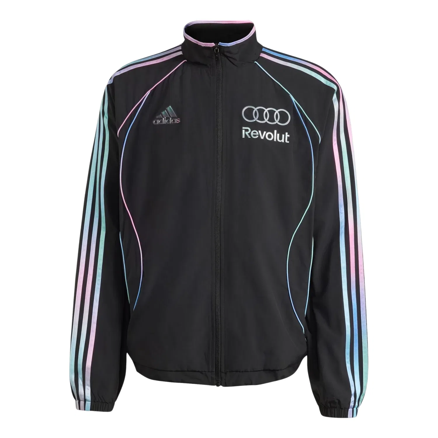 Спортивная куртка Adidas Audi Revolut F1 Team Teamgeist 'Black Multicolor' KE9096, черный