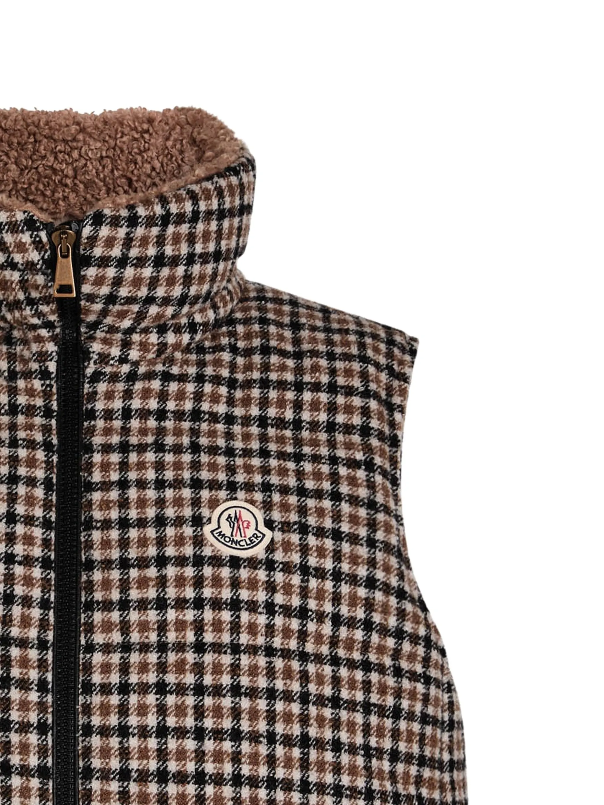 Жилет Touvet Moncler, коричневый — фото 2