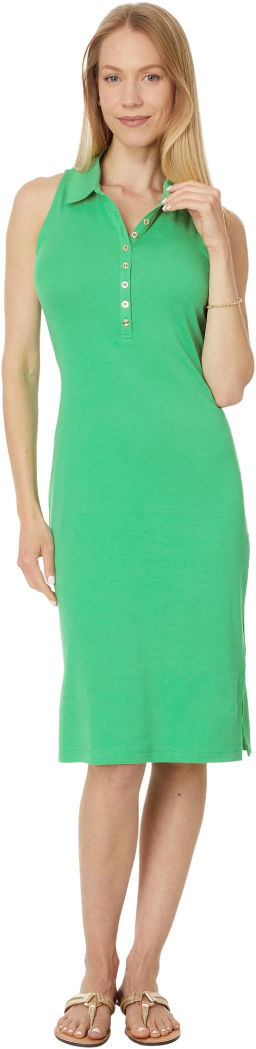 

Платье Lilly Pulitzer Reema Sleeveless Polo Dress, цвет Spearmint