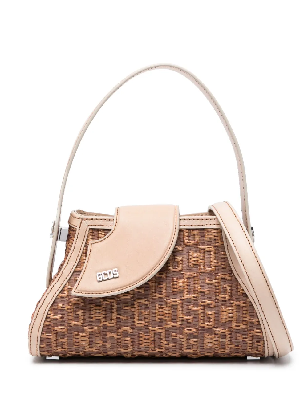 

Маленькая сумка Comma из рафии GCDS, коричневый