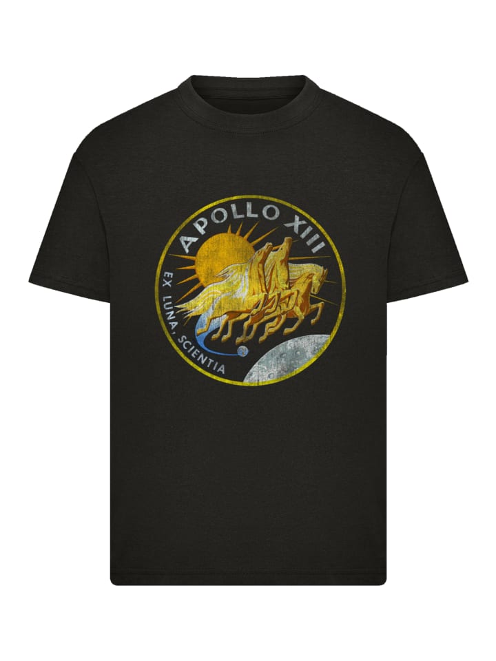 

Футболка с эмблемой миссии NASA Apollo 13, состаренная, черного цвета F4NT4STIC, Черный, Футболка с эмблемой миссии NASA Apollo 13, состаренная, черного цвета F4NT4STIC