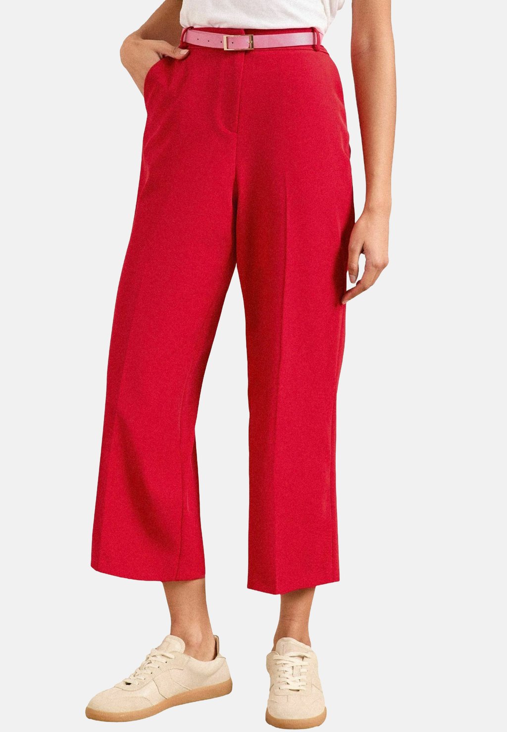 

Брюки CROPPED PLEAT FRONT EVE TAILORED Love & Roses, красный