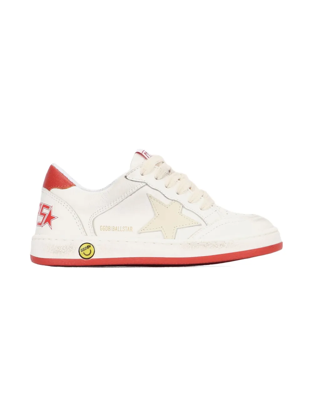 Кроссовки Ball Star Double Quarter Golden Goose Kids, белый — фото 2