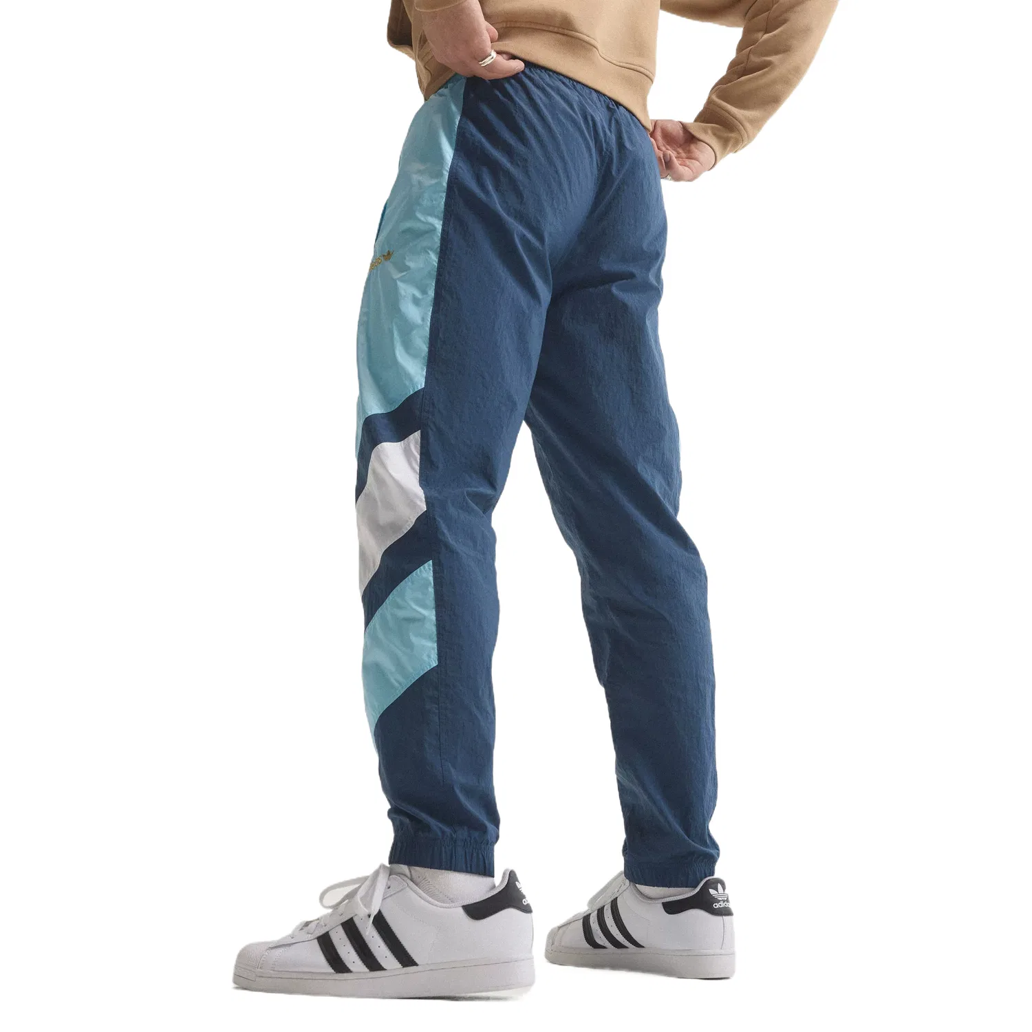 Брюки повседневные Adidas Originals SS26 синие — фото 4