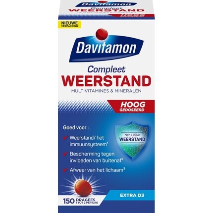 

Davitamon Complete Resistance Forte с витамином D - Мультивитамины и минералы - 150 шт.
