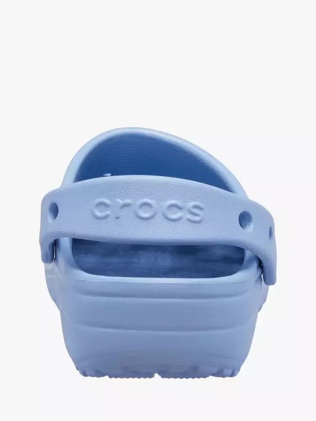 Детские классические сабо с цветочным принтом, цвет Голубая дымка Crocs — фото 3