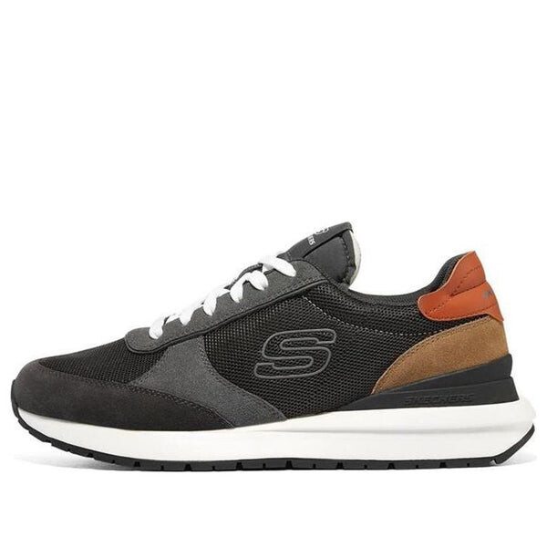 

Кроссовки sunny dale 'charcoal black' Skechers, черный