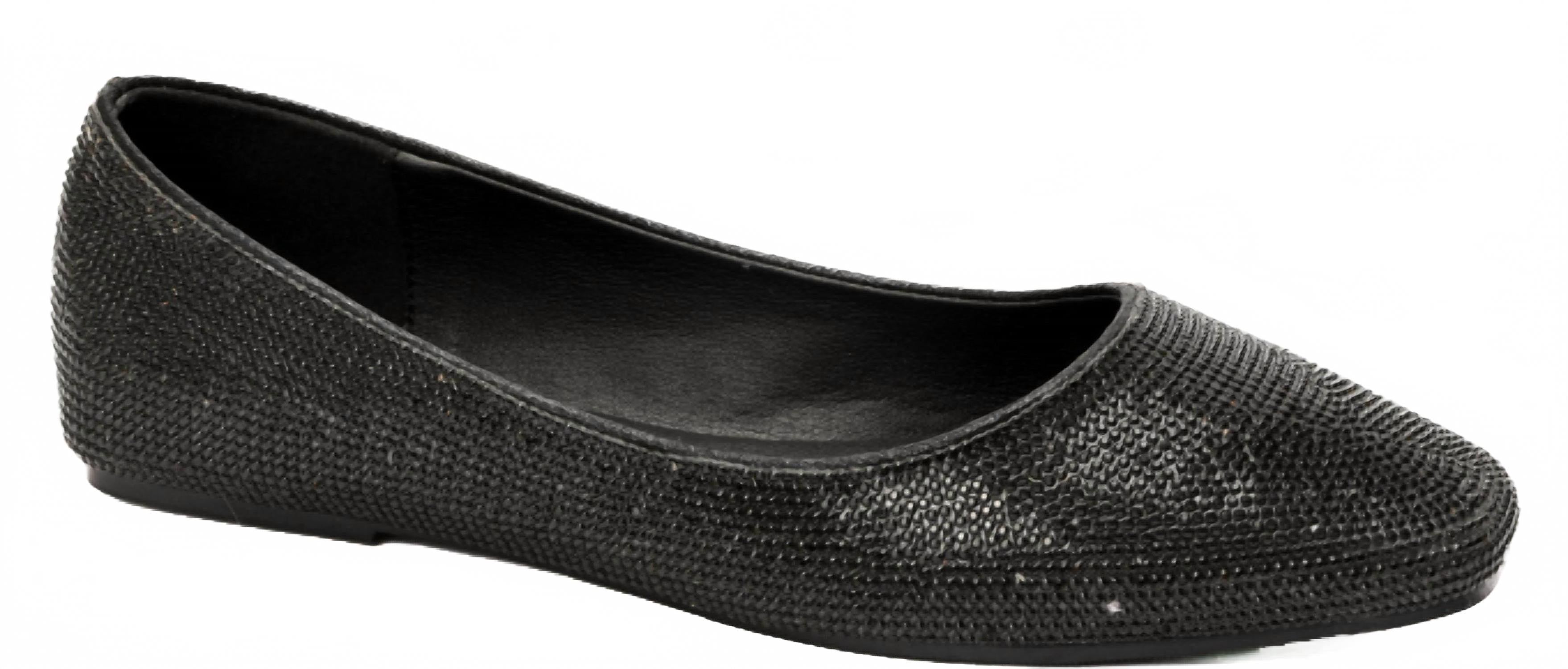 Женские балетки со стразами черного цвета Corkys Footwear — фото 2