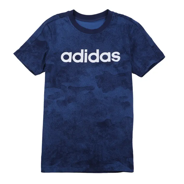 

Детская футболка синяя подростковая Adidas